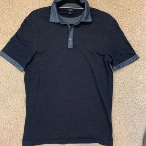 Banana Republic Men’s M Luxury Touch Blue Polo